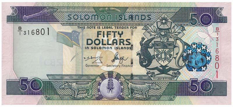 50 долларов Соломоновых островов